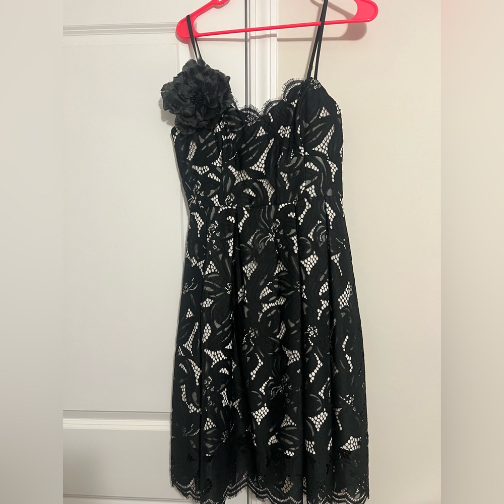 NWT Lilly Pulitzer Camilla Dress Onyx Two Toned Lace